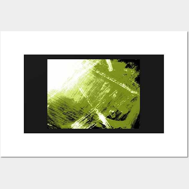 Lush Grassy Green Abstract Pattern Wall Art by SpieklyArt